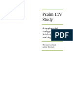 Psalm 119 Study: A Supplemental Study Guide For Our Sola Scriptura Teaching Series