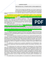 La Experiencia Unificadora de La Codificación Latinoamericana