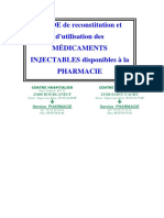 Guide de Reconstitution Et D Utilisation Des Drogues Injectables-2