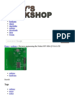 Reverse Engineering The Nokia N95 8Gb QVGA LCD - Andys Workshop