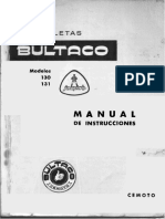 Bultaco Junior 74,125 '74 Owner's Manual (130.30-027) .