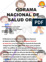 Programa Nacional de Salud Oral