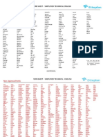 Verb Sheet Simplified Technical English - : Approved Verbs