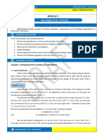 Module Overview: GE 7 Mathematics in The Modern World Module 5: Mathematical System