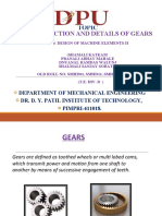 Construction and Details of Gears: Topic