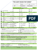 Class 10th Engliah Half Chapter Wise Test