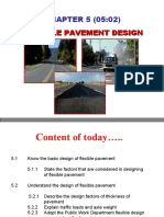 CHAPTER 5 (05:02) : Flexible Pavement Design