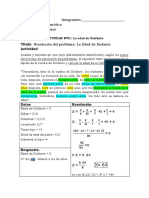 La Edad de Diofanto. 