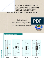 Introducción A Sistemas de Control Analógico y Digital Con Matlab, Simulink y Plataformas Open-Source