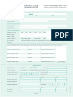 Funds Transfer Application Form