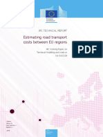 Estimating Road Transport Costs Between EU Regions: JRC Technical Report