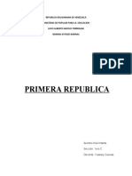 Primera Republica