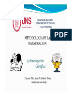 La Investigación Científica