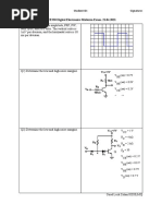 Eee330 Digital Electronics Midterm Exam