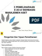 Metode Pemeliharaan Cubicle 20 KV Berbasis Manajemen Aset