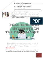 Chapter 1 - Teachers and Students in A Digital Age