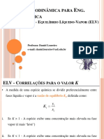 Aula 7 - Equilíbrio Líquido Vapor (ELV)