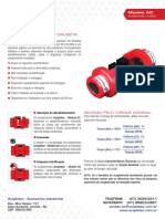 Acoplatec Folheto Acoplamento Acoplatec Modelo AC Cruzeta