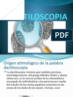 DACTILOSCOPIA Presentaciòn