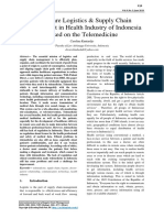 Healthcare Logistics & Supply Chain Management in Health Industry of Indonesia Based On The Telemedicine