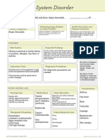 System Disorder: Dermatitis and Acne: Atopic Dermatitis 57