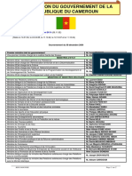 Gouvernement Cameroun