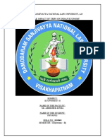 Damodaram Sanjivayya National Law University, A.P. Project Title: Impact of Trips On Indian Economy