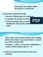 Empirical Formula