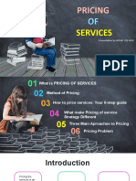 Pricing of Services