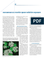 Nanosensors To Monitor Space Radiation Exposure: Monitoring Radiation's Effects