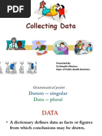 Data Collection and Presentation