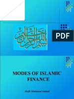 New Islamic Modes of Finance1