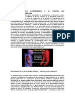 Las Enfermedades Periodontales y Su Relación Con Enfermedades Sistémicas