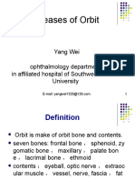 Diseases of Orbit: Yang Wei Ophthalmology Department in Affiliated Hospital of Southwest Medical University