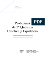 Problemas de Equilibrio y Cinética