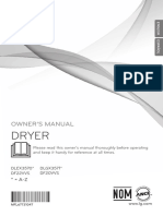 Dryer: Owner'S Manual