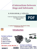 Interactions Between Lubricants and Coatings