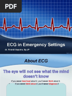 ECG in Emergency Settings: Dr. Firandi Saputra, SP - JP