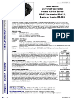 Universal Converter Covers All The Bases-RS-232 To 4-Wire RS-422, 2-Wire or 4-Wire RS-485