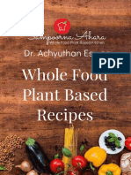 Sampoorna Ahara: Whole Food Plant Based Recipes