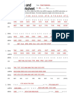 Transcription and Translation Practice