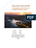 New International Airport of Mexico (NAICM) : Analyzing The Management Style in Mexico's Highly Complex Ambitious Project