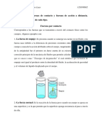 Investigar Sobre Fuerzas de Contacto y Fuerzas de Acción A Distancia