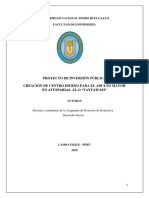 Creación de Centro Diurno para El Adulto Mayor en Atusparias J.L.O