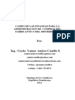 Campo de Las Finanzas para La Administración de Compras Del Fabricante o Del Distribuidor