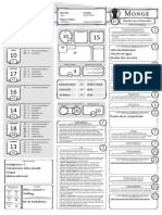 DND 5e - Ficha - Monge - Editável Prontos