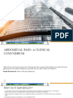 An Approach To Paediatric Abdominal Pain