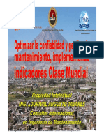 IPEMAN - Optimizar La Confiabilidad y Gestión de Mantenimiento Utilizando Indicadores Clase Mundial - Jul 2019 - TEORIA