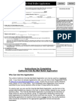 Fill in Vote by Mail App Instruct