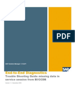 End-to-End Diagnostics: Trouble Shooting Guide Missing Data in Service Session From BI/CCDB